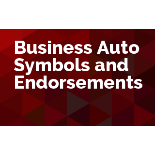 Business Auto Symbols and Endorsements