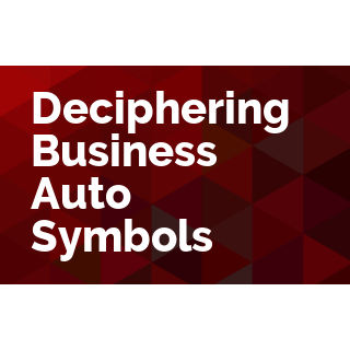 Deciphering Business Auto Symbols