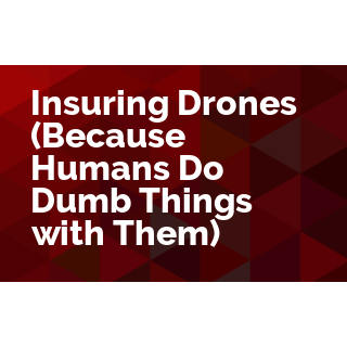 Insuring Drones (Because Humans Do Dumb Things with Them)