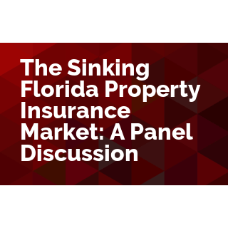 The Sinking Florida Property Insurance Market: A Panel Discussion