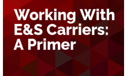 Working with E&S Carriers: A Primer